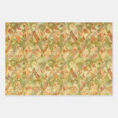 ターコイズの絶妙なウォーブラー ラッピングペーパーシート (正面2)