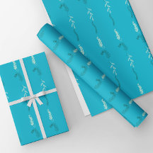 ターコイズの花の落書き