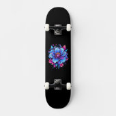 ターコイズの花 スケートボード (正面)