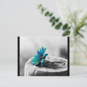 ターコイズの花 ポストカード (スタンド正面)