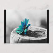 ターコイズの花 ポストカード (正面)