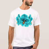 ターコイズの花 Tシャツ (正面)