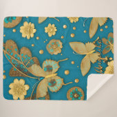 ターコイズの蝶, ゴールドグリッターの名前 シェルパブランケット (正面(横))