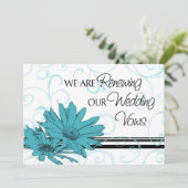 ターコイズの誓い更新式招待状 招待状 (スタンド正面)