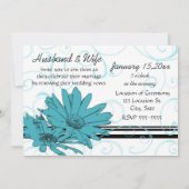 ターコイズの誓い更新式招待状 招待状 (裏面)