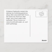 ターコイズの護符アルファ ポストカード (裏面)