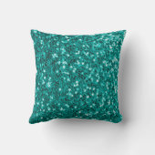 ターコイズの輝き:明るいクローズアップ基礎 クッション (裏面)