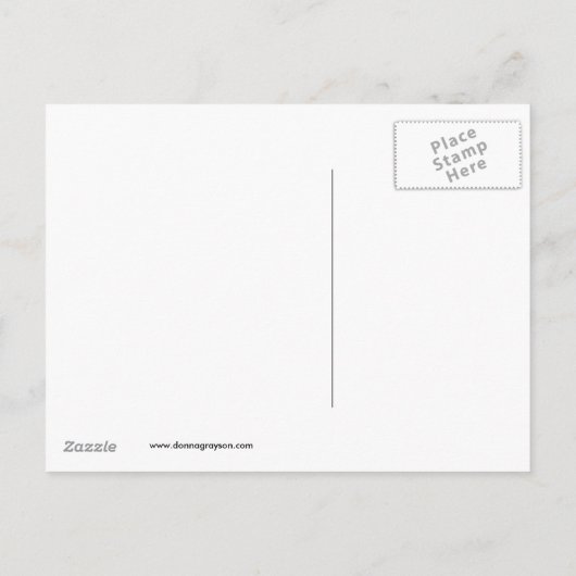 ターコイズの青いアドレスの変更 案内ポストカード (裏面)