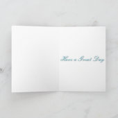 ターコイズの青い蝶 カード (内部)