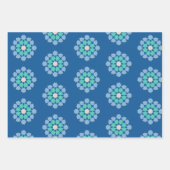ターコイズの静けさ ラッピングペーパーシート (正面3)