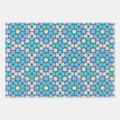 ターコイズの静けさ ラッピングペーパーシート (正面)