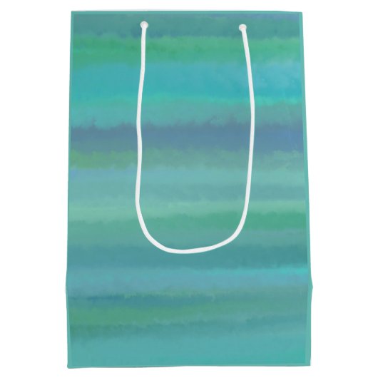 ターコイズはマイお気に入りのカラー中抱き枕 ミディアムペーパーバッグ (裏面)