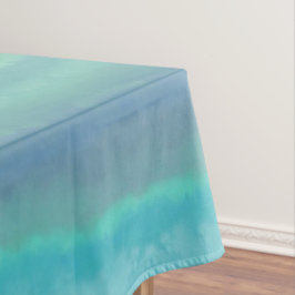 ターコイズは私のお気に入りの色のテーブルクロス テーブルクロス