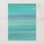 ターコイズは自分のお気に入りの色はがき ポストカード (正面)