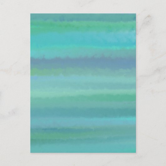 ターコイズは自分のお気に入りの色はがき ポストカード (正面)