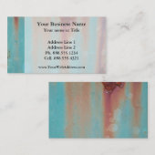 ターコイズは金属錆つきました 名刺 (正面/裏面)