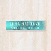 ターコイズぶら下がったのドアサイン名プレート サインプレート (正面)