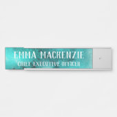 ターコイズぶら下がったのドアサイン名プレート サインプレート (正面)