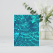 ターコイズアクアウォーター反射スクラップブック紙 (スタンド正面)