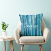 ターコイズアクアグラムグリッター クッション (椅子)