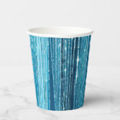 ターコイズアクアグラムグリッター 紙コップ (右)