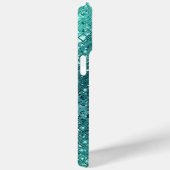 ターコイズアクアグリーンスパークル Case-Mate iPhoneケース (裏面 / 右)