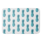 ターコイズアクアトロピカルパイナップル バスマット (正面)