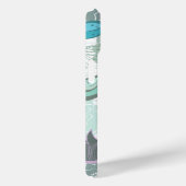 ターコイズアクアブルースウィートバードフローラガーデンシック Case-Mate iPhoneケース (裏面 / 右)