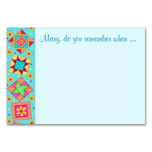 ターコイズアクアブルーRSVPカスタム テーブルナンバー (正面)