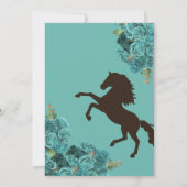 ターコイズアクアマリンウエスタンチャラキンセアニラ 招待状 (裏面)