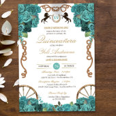 ターコイズアクアマリンウエスタンチャラキンセアニラ 招待状