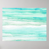 ターコイズアクア波 ポスター (正面)