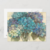 ターコイズアジサイ ポストカード (正面/裏面)