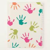 ターコイズアップカラフルル手書き先生プランナー プランナー手帳 (裏面)