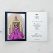 ターコイズアラビアンナイツウォーターカラーキンセアニラ 招待状 (内部)