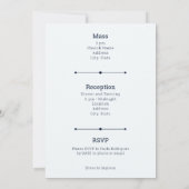 ターコイズアラビアンナイツウォーターカラーキンセアニラ 招待状 (裏面)