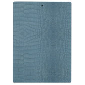 ターコイズアリゲータテクスチャプリント クリップボード (裏面)