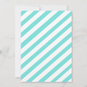 ターコイズアロハベビーシャワーハワイアンルアウ（ハワイ式宴会） 招待状 (裏面)