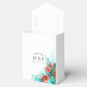 ターコイズアンドコーラルトロピッ結婚カルズゲス感謝していト フェイバーボックス (オープン)