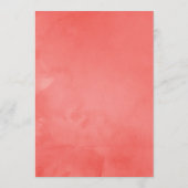 ターコイズアンドコーラル熱帯フローラブライダルアドバイス アドバイスカード (裏面)