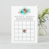 ターコイズアンドコーラル熱帯フローラブライダルビンゴ (スタンド正面)