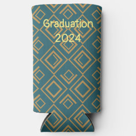 ターコイズアールデコ スリム缶クーラー