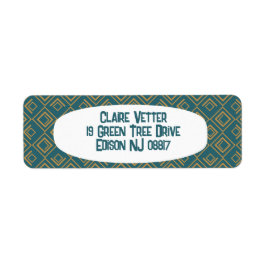 ターコイズアールデコ ラベル