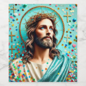 ターコイズイエスワインラベル！ ワインラベル (シングルラベル)