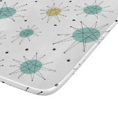 ターコイズイエローフランシスコスターバストミッドセンチュリー カッティングボード (角)