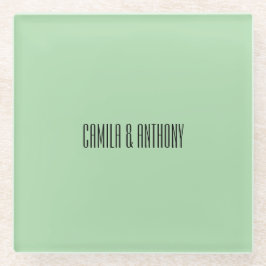 ターコイズイスラーム縁ど幾何結婚 ガラスコースター