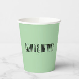 ターコイズイスラーム縁ど幾何結婚 紙コップ