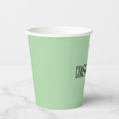 ターコイズイスラーム縁ど幾何結婚 紙コップ (正面)