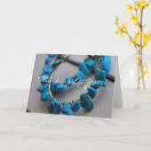 ターコイズイ考えるヤリングズ・オブ・ユー・カード カード (黄色い花)