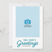 ターコイズウェーブシーサンの挨拶の写真 シーズンカード (正面)